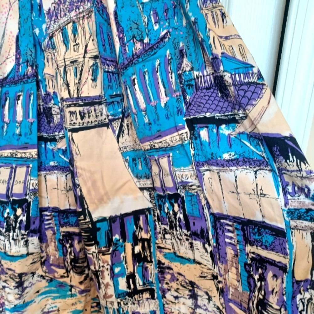 Ideology cityscape circle skirt - Picture 2 of 5